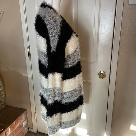 Volcom Women’s Fuzzy Open Front Sweater - Picture 2 of 16